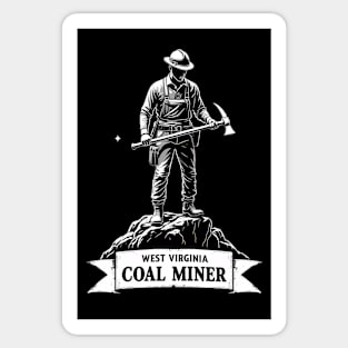 West Virginia Coal Miner National Miners Day Sticker